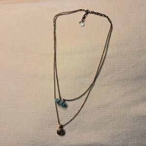 Lucky Brand Layered Multi Tone Necklace